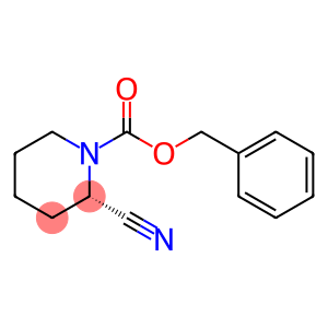1-Piperidinecarboxylic acid, 2-cyano-, phenylmethyl ester, (2S)-