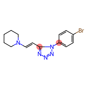 1-(2-[1-(4-BROMOPHENYL)-1H-TETRAAZOL-5-YL]VINYL)PIPERIDINE