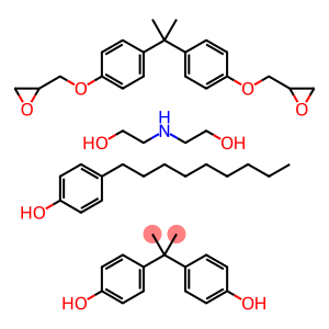 Phenol, 4,4'-(1-methylethylidene)bis-, polymer with 2,2'-iminobis[ethanol], 2,2'-[(1-methylethylidene) bis(4,1-phenyleneoxymethylene)]bis[oxirane] and 4-nonylphenol