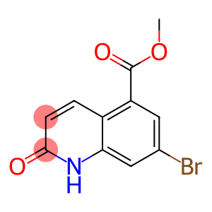 7-bromo-1,2-dihydro-2-oxo-5-Quinolinecarboxylic acid methyl ester