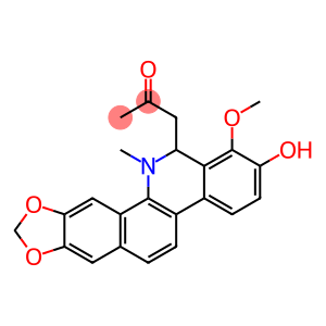 1-(12,13-Dihydro-2-hydroxy-1-methoxy-12-methyl[1,3]benzodioxolo[5,6-c]phenanthridin-13-yl)-2-propanone