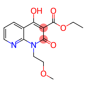 ethyl 4-hydroxy-1-(2-methoxyethyl)-2-oxo-1,2-dihydro-1,8-naphthyridine-3-carboxylate