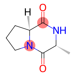 Pyrrolo[1,2-a]pyrazine-1,4-dione, hexahydro-3-methyl-, cis- (9CI)