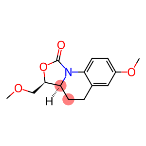 1H-Oxazolo[3,4-a]quinolin-1-one,3,3a,4,5-tetrahydro-7-methoxy-3-(methoxymethyl)-, trans- (9CI)