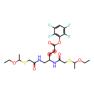 (4S)-4,5-Bis-[S-(1-ethoxyethyl)-MercaptoacetaMido]-pentanoic acid-2,3,5,6-tetrafluorophenyl ester
