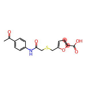 5-[({2-[(4-Acetylphenyl)amino]-2-oxoethyl}sulfanyl)methyl]furan-2-carboxylic acid