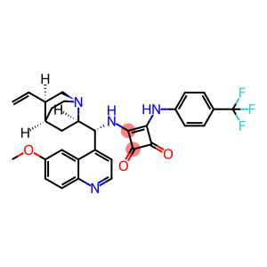3-[[(9R)-6'-Methoxycinchonan-9-yl]amino]-4-[[4-(trifluoromethyl)phenyl]amino]-3-cyclobutene-1,2-dione