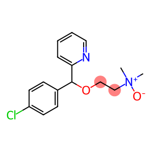 Ethanamine, 2-[(4-chlorophenyl)-2-pyridinylmethoxy]-N,N-dimethyl-, N-oxide