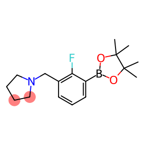1-(2-氟-3-(4,4,5,5-四甲基-1,3,2-二氧硼杂环戊烷-2-基)苄基)吡咯烷