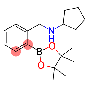 N-{[2-(Tetramethyl-1,3,2-dioxaborolan-2-yl)phenyl]methyl}cyclopentanamine