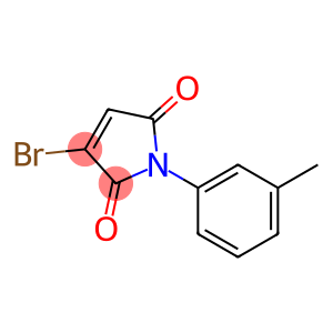 1H-Pyrrole-2,5-dione, 3-bromo-1-(3-methylphenyl)-