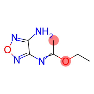 Ethanimidic acid, N-(4-amino-1,2,5-oxadiazol-3-yl)-, ethyl ester