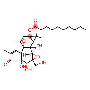 6α,7α-Epoxy-5β-hydroxy-12-deoxyphorbol 13-decanoate