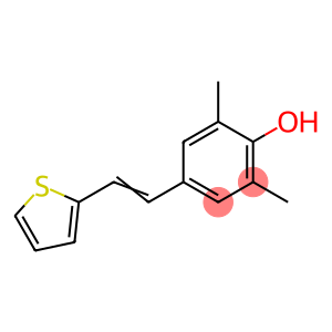 2,6-dimethyl-4-(2-(2-thienyl)ethenyl)phenol