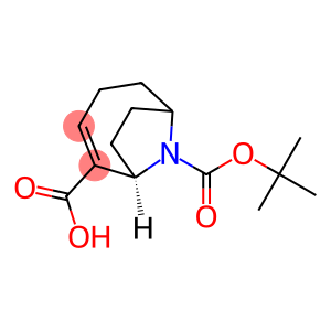 9-Azabicyclo[4.2.1]non-2-ene-2,9-dicarboxylicacid, 9-(1,1-dimethylethyl) ester, (1R)- (9CI)