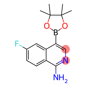 6-fluoro-4-(4,4,5,5-tetraMethyl-1,3,2-dioxaborolan-2-yl)isoquinolin-1-aMine