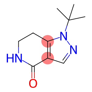 4H-Pyrazolo[4,3-c]pyridin-4-one, 1-(1,1-dimethylethyl)-1,5,6,7-tetrahydro-