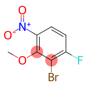 3-Bromo-4-fluoro-2-methoxynitrobenzene, 2-Bromo-1-fluoro-3-methoxy-4-nitrobenzene