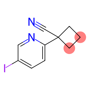 1-(5-IODOPYRIDIN-2-YL)CYCLOBUTANECARBONITRILE