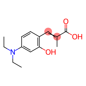 2-Propenoic acid, 3-[4-(diethylamino)-2-hydroxyphenyl]-2-methyl-