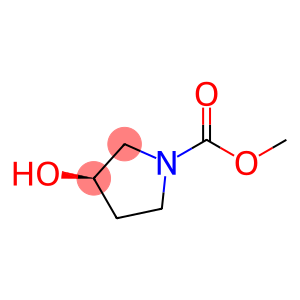 1-Pyrrolidinecarboxylicacid,3-hydroxy-,methylester,(R)-(9CI)