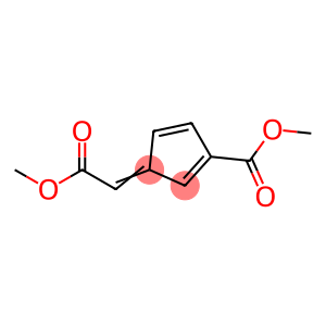 1,4-Cyclopentadiene-1-carboxylic acid, 3-(2-methoxy-2-oxoethylidene)-, methyl ester