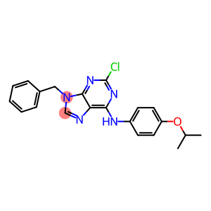 9H-Purin-6-amine,2-chloro-N-[4-(1-methylethoxy)phenyl]-9-(phenylmethyl)-