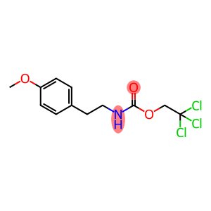 Carbamic acid, N-[2-(4-methoxyphenyl)ethyl]-, 2,2,2-trichloroethyl ester