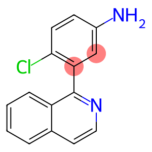 4-chloro-3-(isoquinolin-1-yl)aniline