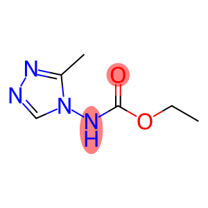 Carbamic  acid,  (3-methyl-4H-1,2,4-triazol-4-yl)-,  ethyl  ester  (9CI)