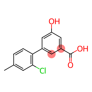 [1,1'-Biphenyl]-3-carboxylic acid, 2'-chloro-5-hydroxy-4'-methyl-