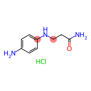 3-[(4-aminophenyl)amino]propanamide hydrochloride