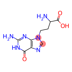 2-Amino-4-(2-amino-6-oxo-1H-purin-9(6H)-yl)butanoic acid