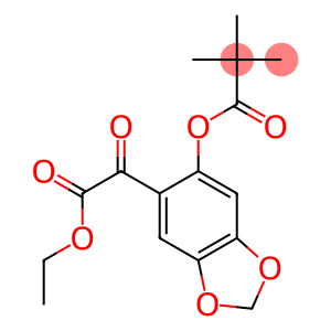 6-(2,2-Dimethyl-1-oxopropoxy)-alpha-oxo-1,3-benzodioxole-5-acetic acid ethyl ester