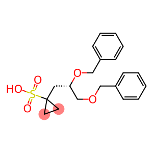 (S)-1-(2,3-bis(benzyloxy)propyl)cyclopropane-1-sulfonic acid