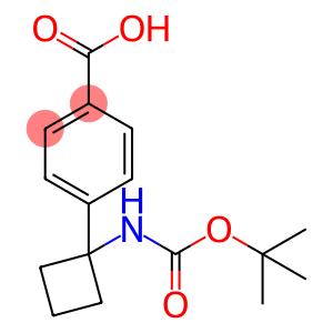 4-(1-((叔丁氧基羰基)氨基)环丁基)苯甲酸