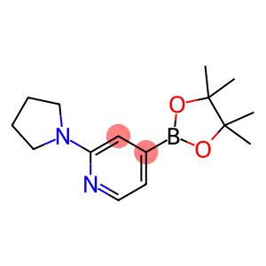 2-(pyrrolidin-1-yl)-4-(4,4,5,5-tetramethyl-1,3,2-dioxaborolan-2-yl)pyridine