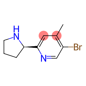 5-BROMO-4-METHYL-2-[(2R)-PYRROLIDIN-2-YL]PYRIDINE