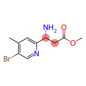 METHYL (3R)-3-AMINO-3-(5-BROMO-4-METHYLPYRIDIN-2-YL)PROPANOATE