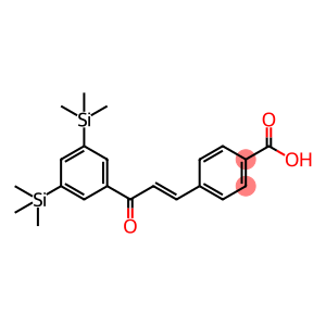 Benzoic acid, 4-[3-[3,5-bis(trimethylsilyl)phenyl]-3-oxo-1-propenyl]-, (E)- (9CI)