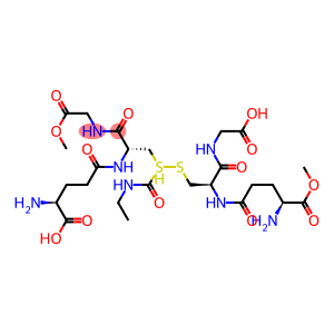 Glycine, N-[S-[(ethylamino)carbonyl]-N-L-γ-glutamyl-L-cysteinyl]-, dimethyl ester (9CI)