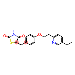 2,4-Thiazolidinedione-5-d, 5-[[4-[2-(5-ethyl-2-pyridinyl)ethoxy]phenyl]methyl]-, (5R)-