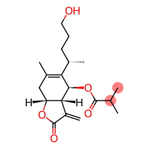 Propanoic acid, 2-methyl-, (3aR,4S,7aR)-2,3,3a,4,7,7a-hexahydro-5-[(1S)-4-hydroxy-1-methylbutyl]-6-methyl-3-methylene-2-oxo-4-benzofuranyl ester