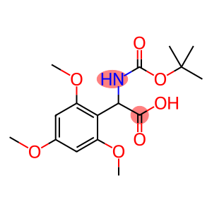 2-((tert-butoxycarbonyl)amino)-2-(2,4,6-trimethoxyphenyl)acetic acid