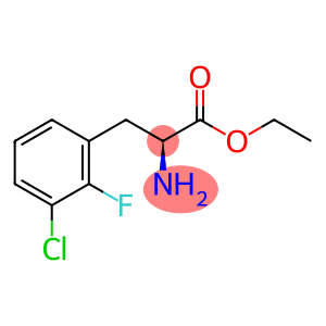 Phenylalanine, 3-chloro-2-fluoro-, ethyl ester