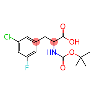 2-{[(tert-butoxy)carbonyl]amino}-3-(3-chloro-5-fluorophenyl)propanoic acid