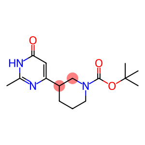 1-Piperidinecarboxylic acid, 3-(1,6-dihydro-2-methyl-6-oxo-4-pyrimidinyl)-, 1,1-dimethylethyl ester