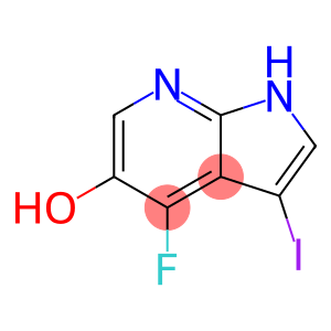 4-Fluoro-5-hydroxy-3-iodo-7-azaindole