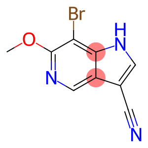 7-BroMo-3-cyano-6-Methoxy-5-azaindole