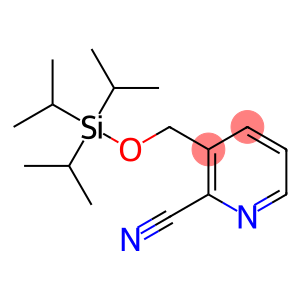 2-Pyridinecarbonitrile, 3-[[[tris(1-methylethyl)silyl]oxy]methyl]-